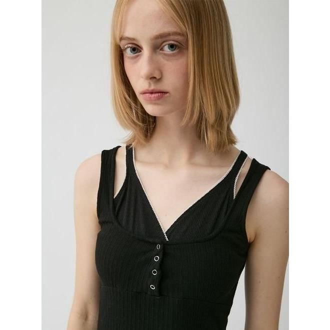 LILY BROWN（リリーブラウン） (10%OFF&300円OFF) レイヤードレース