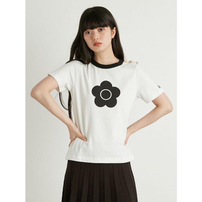 Lily Brown/リリーブラウン MARY QUANT　クラシックコンパクトTシャツ  24春夏 LWCT241100 (8%OFF&PT5倍)｜hearty-select｜11