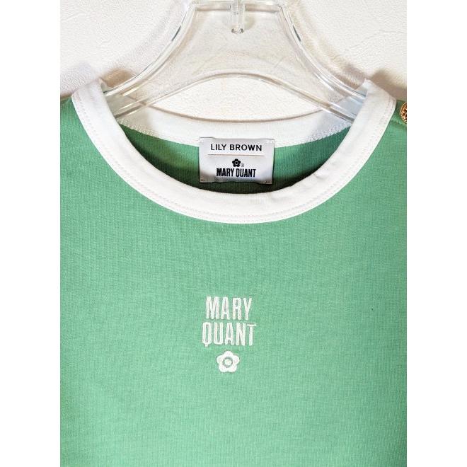 Lily Brown/リリーブラウン MARY QUANT　クラシックコンパクトTシャツ  24春夏 LWCT241100 (8%OFF&PT5倍)｜hearty-select｜08