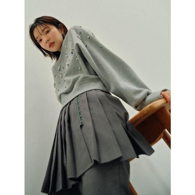 Lily Brown CANDYビジュートレーナー LWCT244806 LILY BROWN (セール50%OFF) Lily Brown / リリーブラウン CANDY