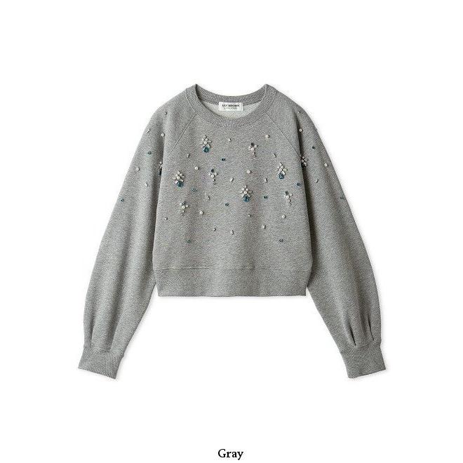 Lily Brown CANDYビジュートレーナー LWCT244806 LILY BROWN (セール50%OFF) Lily Brown / リリーブラウン CANDY