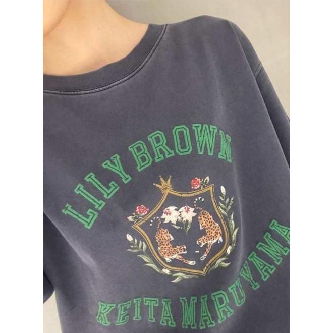LILY BROWN KEITA MARUYAMA Tシャツ グレー LILY BROWN（リリーブラウン）の「【LILY BROWN×KEITA MARUYAMA
