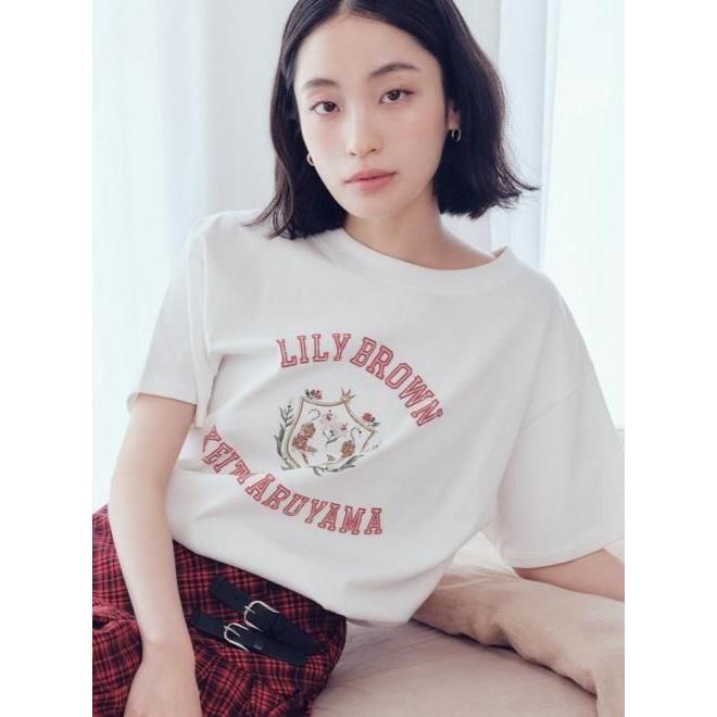 Lily Brown - LILYBROWN リリーブラウン バリエーショングラフィックTシャツ LILY BROWN（リリーブラウン） (最終セール40%OFF&300円OFF) 【KEITA
