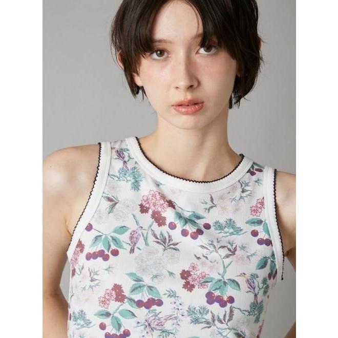 LILY BROWN×KEITA MARUYAMA ボタニカルチェリーロゴタンク LILY BROWN（リリーブラウン） (10%OFF&300円OFF) 【KEITA MARUYAMA