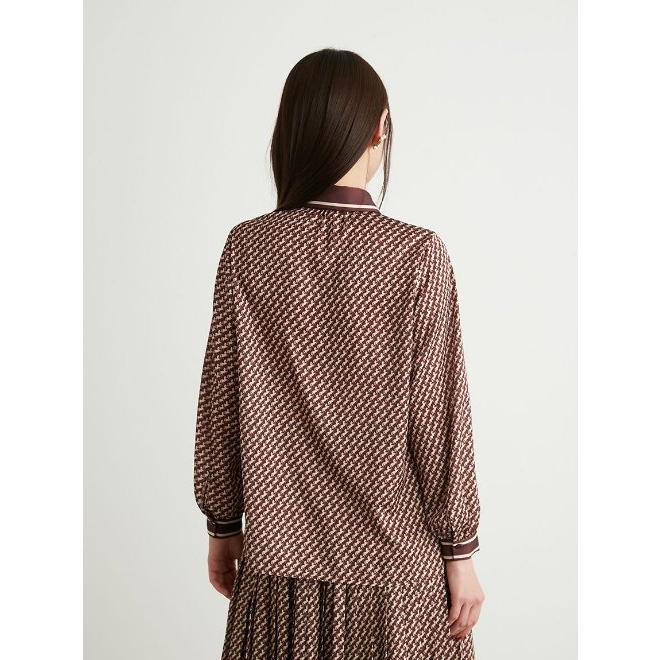 LILY BROWN（リリーブラウン） クラシカルパターンボウタイブラウス 23