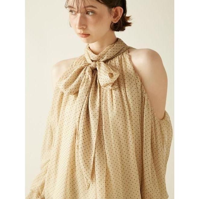 LILY BROWN（リリーブラウン） (10%OFF&300円OFF) ドレープボウタイ