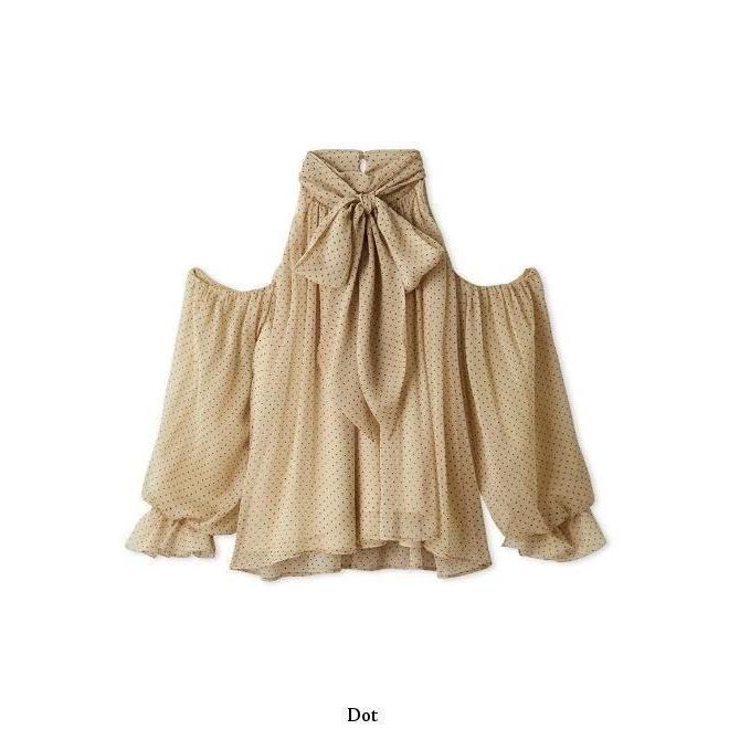 LILY BROWN（リリーブラウン） (10%OFF&300円OFF) ドレープボウタイ