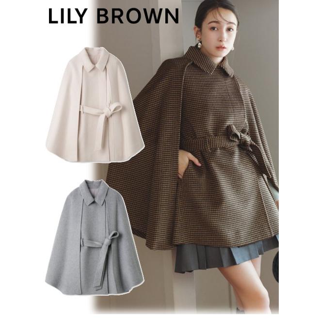 Lily Brown / リリーブラウン ケープコート 23秋冬 LWFC234037 (50