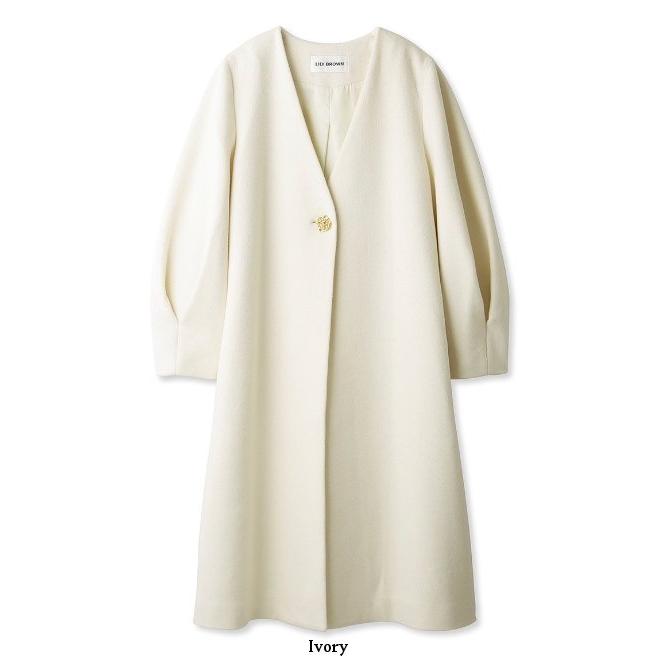LILY BROWN Lily Brown / リリーブラウンノーカラーコート 23 LILY BROWN Lily Brown / リリーブラウンノーカラーコート 23