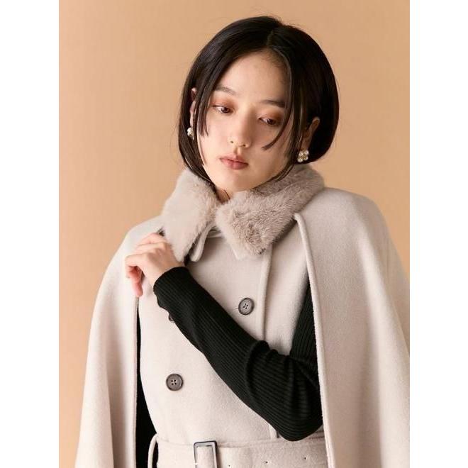 LILY BROWN（リリーブラウン） (10%OFF&300円OFF) ファー付き3WAY