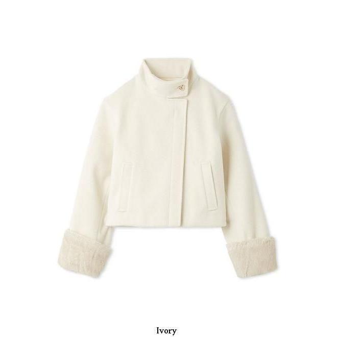 LILY BROWN（リリーブラウン） (10%OFF&300円OFF) 袖ファー2wayコート