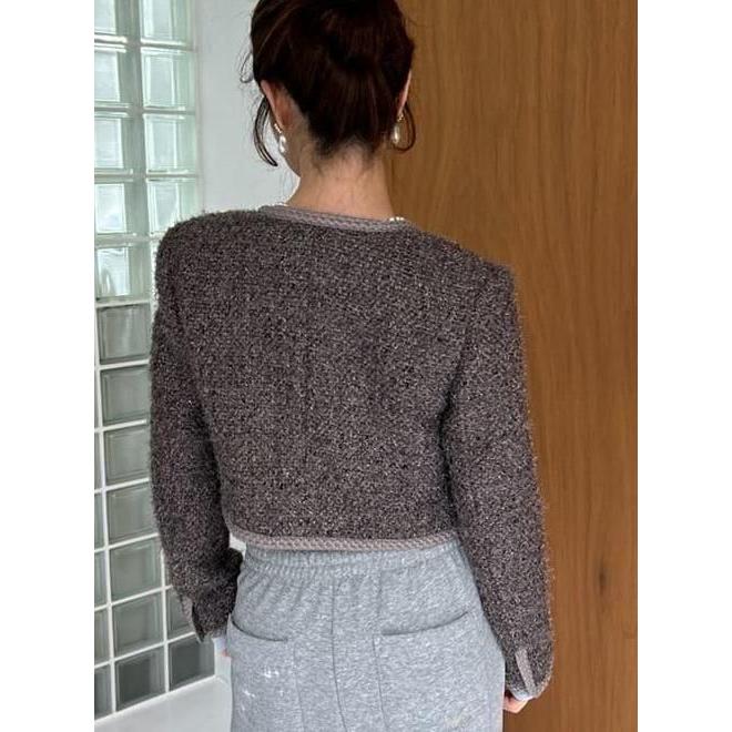 LILY BROWN Lily Brown /リリーブラウン ツイードジャケット 25