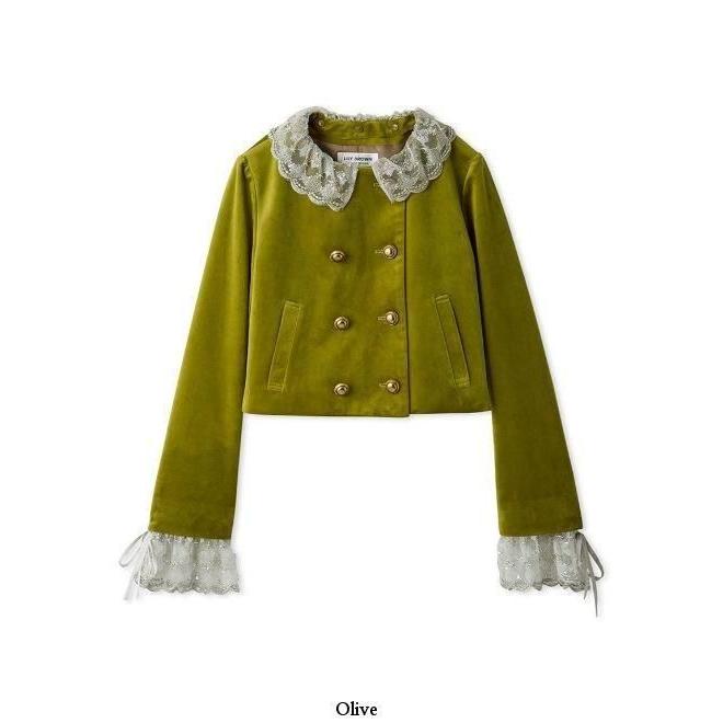 LILY BROWN（リリーブラウン） (10%OFF&300円OFF) スカラップビジュー