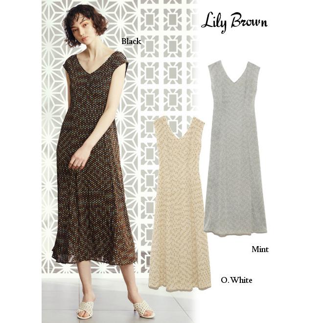 50 Off Lily Brown リリーブラウン プチフラワー刺繍ワンピース 春夏 Lwfo2102 タイトワンピース Lwfo2102 Hearty Select Yahoo店 通販 Yahoo ショッピング