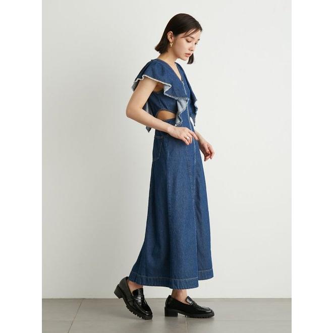 LILY BROWN Lily Brown / リリーブラウン フロントファスナーフリル  