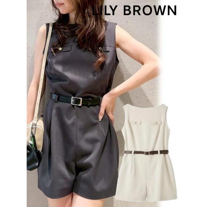 LILY BROWN（リリーブラウン） (10%OFF&300円OFF) ボタンディテール