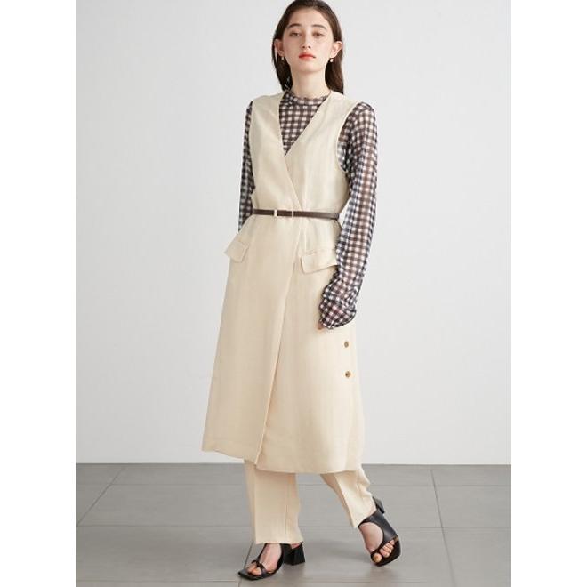 B00775 リリーブラウンLILIY BROWN スティッチストレートパンツ B00775 リリーブラウンLILIY BROWN スティッチストレートパンツ