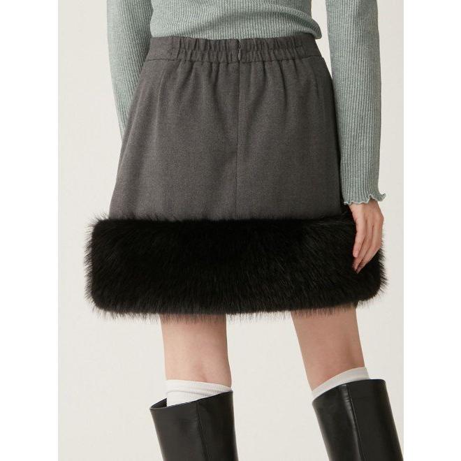 LILY BROWN（リリーブラウン） (セール50%OFF) エコファーミニスカ