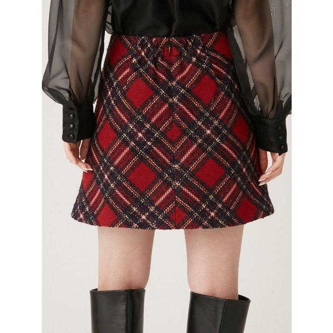 LILY BROWN（リリーブラウン） (12%OFF) ロービングチェックスカショー