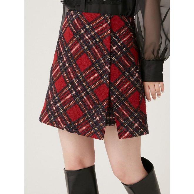 LILY BROWN（リリーブラウン） (12%OFF) ロービングチェックスカショー