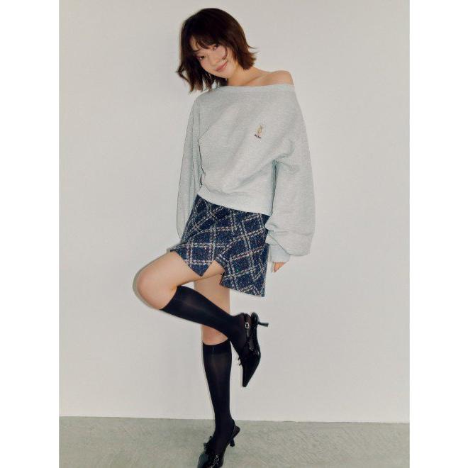 LILY BROWN（リリーブラウン） (12%OFF) ロービングチェックスカショー