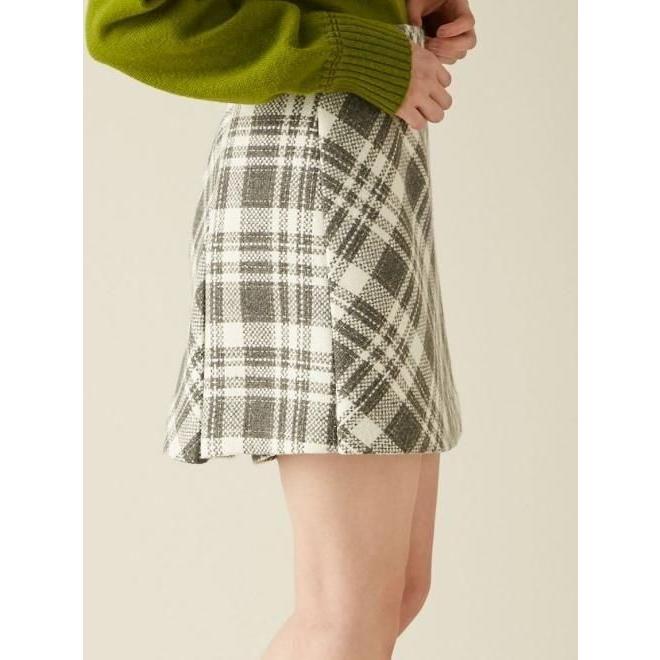 [リリーブラウン] ベルト付きミニロンパース　チェック リリーブラウン LILY BROWN ベルト付きミニロンパース （CHECK