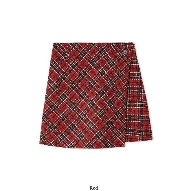 LILY BROWN（リリーブラウン） (セール60%OFF) ロービングチェックスカ