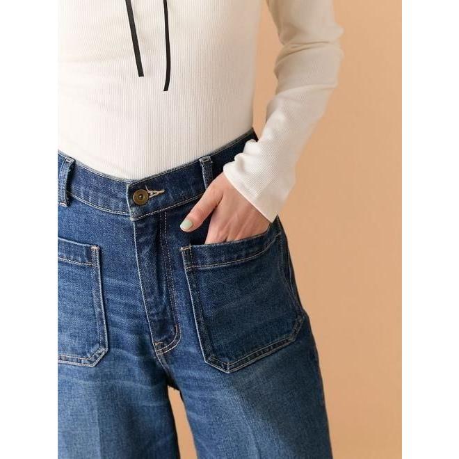 ra様リリーブラウンフレアデニムパンツ LILY BROWN（リリーブラウン） (10%OFF&300円OFF) ストレートフレア