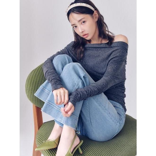 LILY BROWN（リリーブラウン） (10%OFF&300円OFF) ストレートフレア