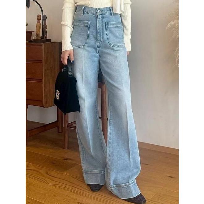 LILY BROWN ストレートフレアデニムパンツ25SS セール】ストレートフレアデニムパンツ（デニムパンツ）｜LILY BROWN