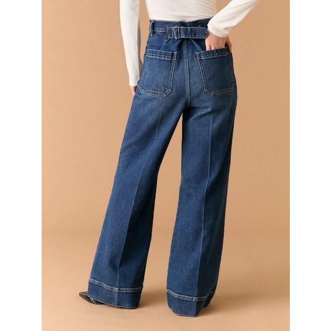 LILY BROWN（リリーブラウン） (10%OFF&300円OFF) ストレートフレア