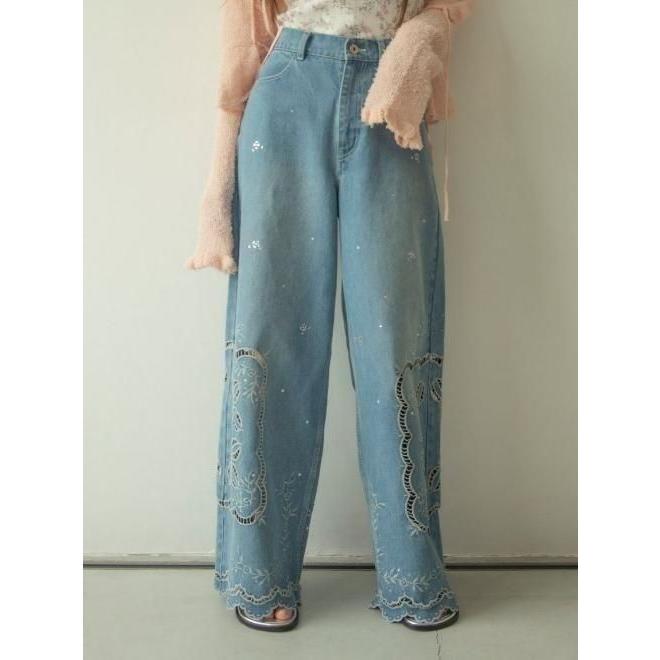 LILY BROWN（リリーブラウン） (セール30%OFF&300円OFF) カットワーク