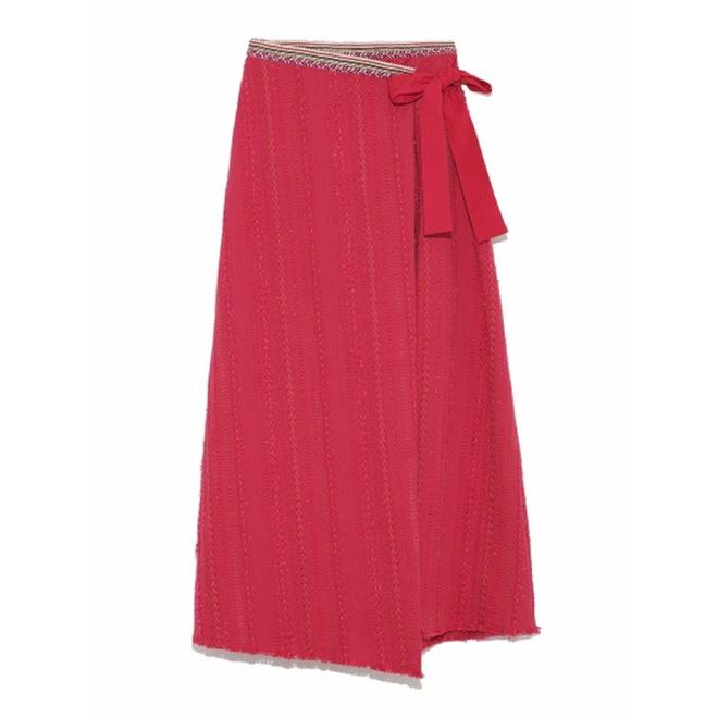 40%OFF Lily Brown リリーブラウン ツイードラップスカート 18春夏 
