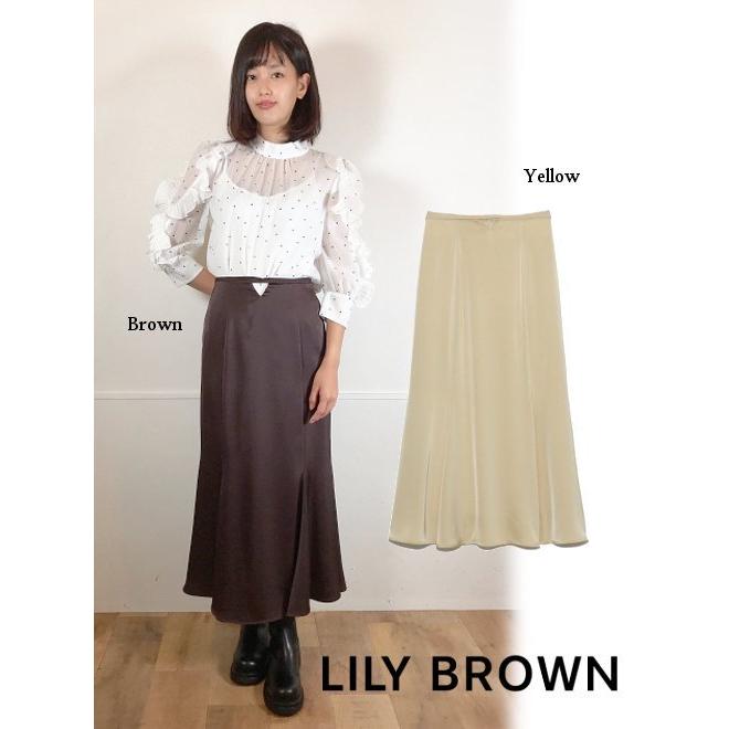 LILY BROWN（リリーブラウン） ウエストデザインマーメイドスカート 21