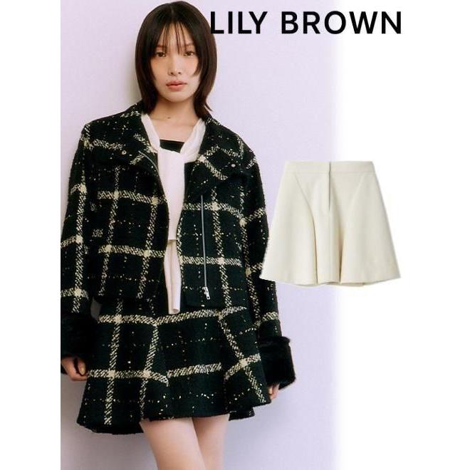 LILY BROWN（リリーブラウン） (10%OFF&300円OFF) フレアミニスカート