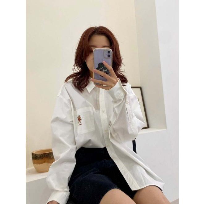 ❤️ リリーブラウン❤️Lily Bearロングシャツ LILY BROWN（リリーブラウン）の「Lily Bearロングシャツ（シャツ