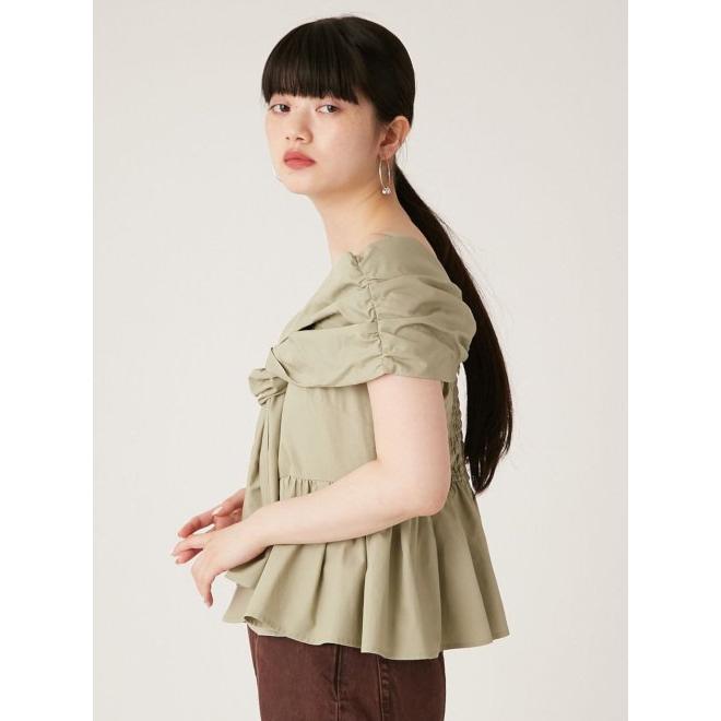 LILY BROWN（リリーブラウン） (セール50%OFF) リボンオフショル