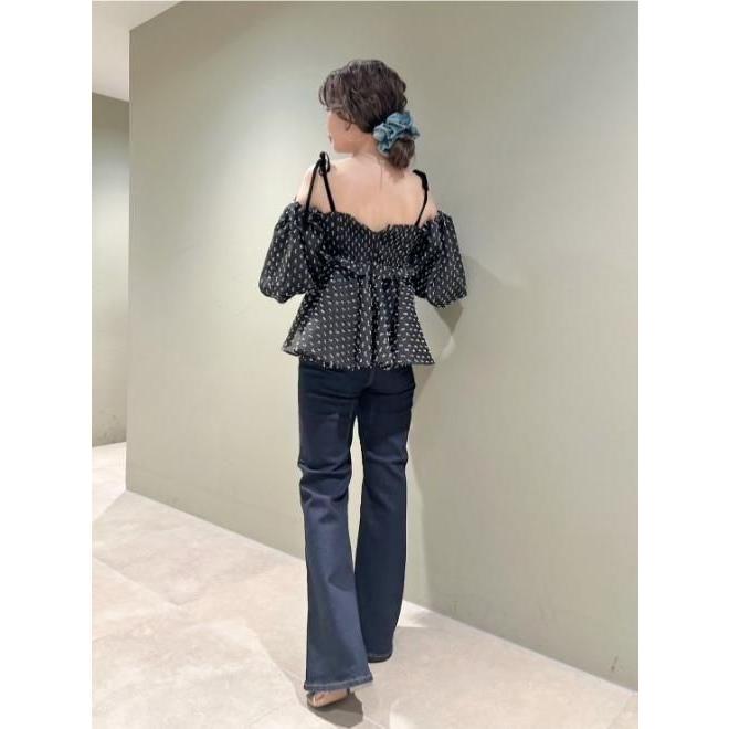 Lily Brown 3wayジャガードペプラムビスチェ snidel WEB限定カラー】3WAYジャガードペプラムビスチェ | リリー