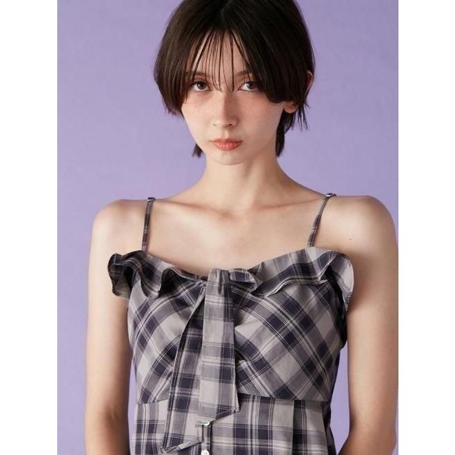 リリーブラウン チェックビスチェ LILY BROWN（リリーブラウン） (最終セール50%OFF&300円OFF) チェック