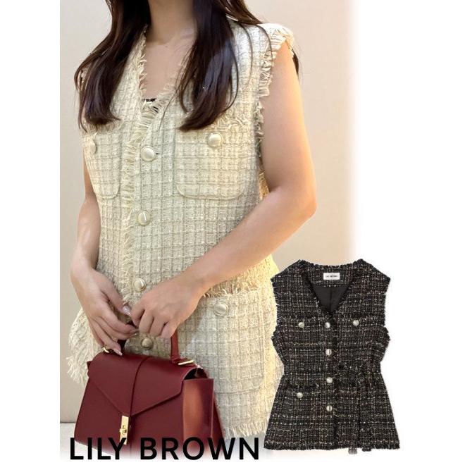 リリーブラウン LILY BROWN バリエーションオーバーサイズジレ リリーブラウン LILY BROWN バリエーションオーバーサイズジレ