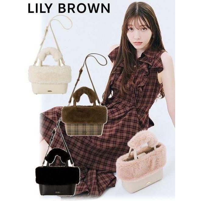 LILY BROWN ボウタイ2wayコート GRN USAGI ONLINE限定】[L.B CANDY STOCK]2wayリボンビジューコート