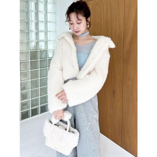 LILY BROWN（リリーブラウン） (20%OFF&300円OFF) ファーコンビ2WAY 