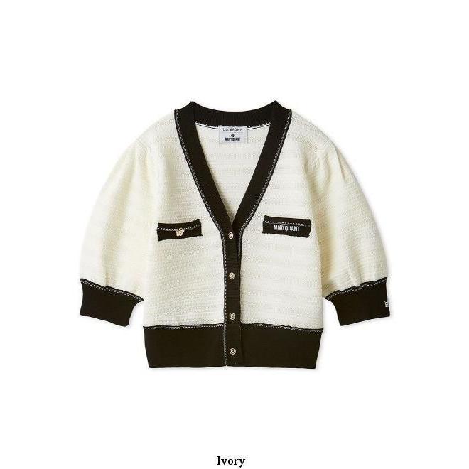 LILY BROWN × MARY QUANT 半袖カーディガン LILY BROWN × MARY QUANT 半袖カーディガン リリーブラウン LILY
