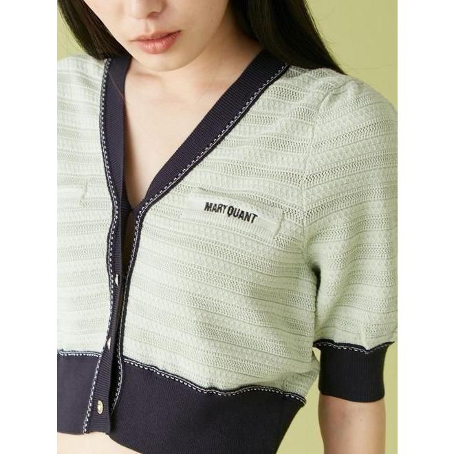 LILY BROWN（リリーブラウン） 【MARY QUANT】ニットカーデ 25春夏