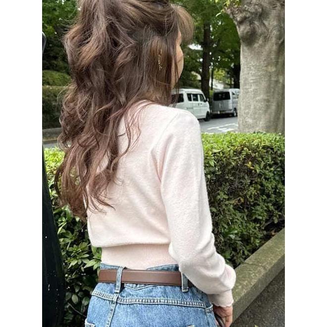 リリーブラウン　Lily Bearコンパクトカーディガン　ピンク　新品 LILY BROWN｜Lily Bearコンパクトカーディガン | Rakuten Fashion(楽天