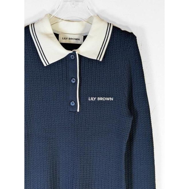 LILY BROWN（リリーブラウン） (セール60%OFF&300円OFF) ポロニット