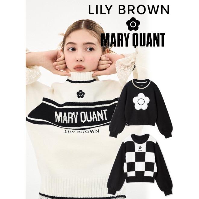 Lily Brown /リリーブラウン 'MARY QUANT ジャガードニット'' 23秋冬