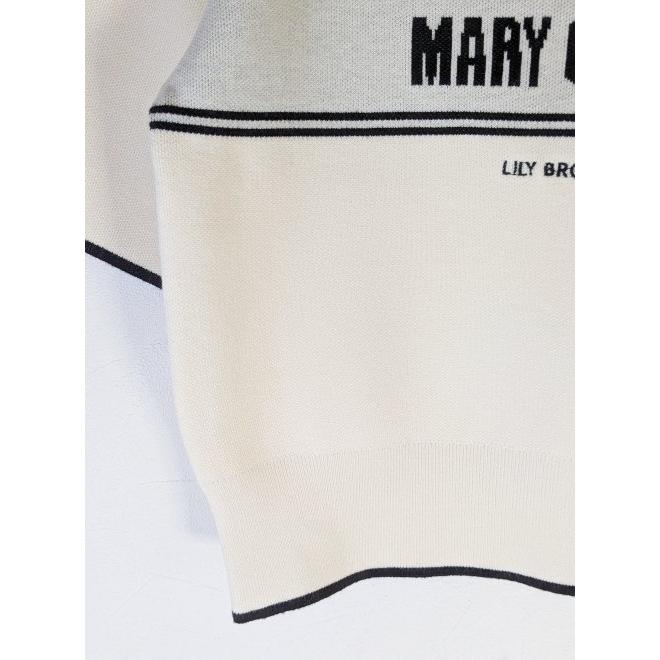 LILY BROWN（リリーブラウン） MARY QUANT ポロニットPO 24春夏
