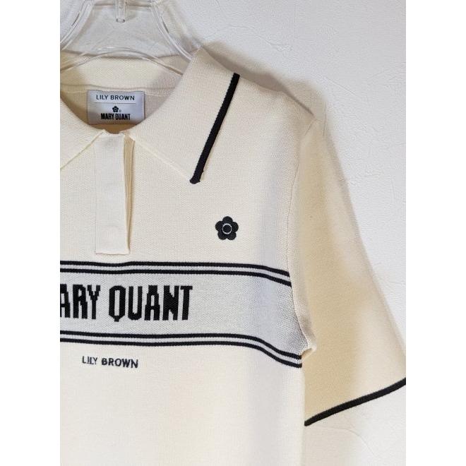 LILY BROWN（リリーブラウン） MARY QUANT ポロニットPO 24春夏