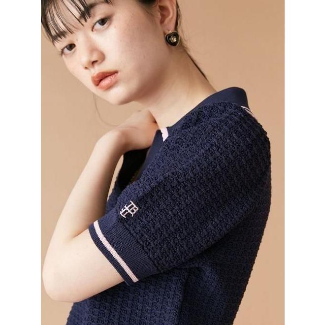 LILY BROWN（リリーブラウン） 【MARY QUANT】シアーポロニット